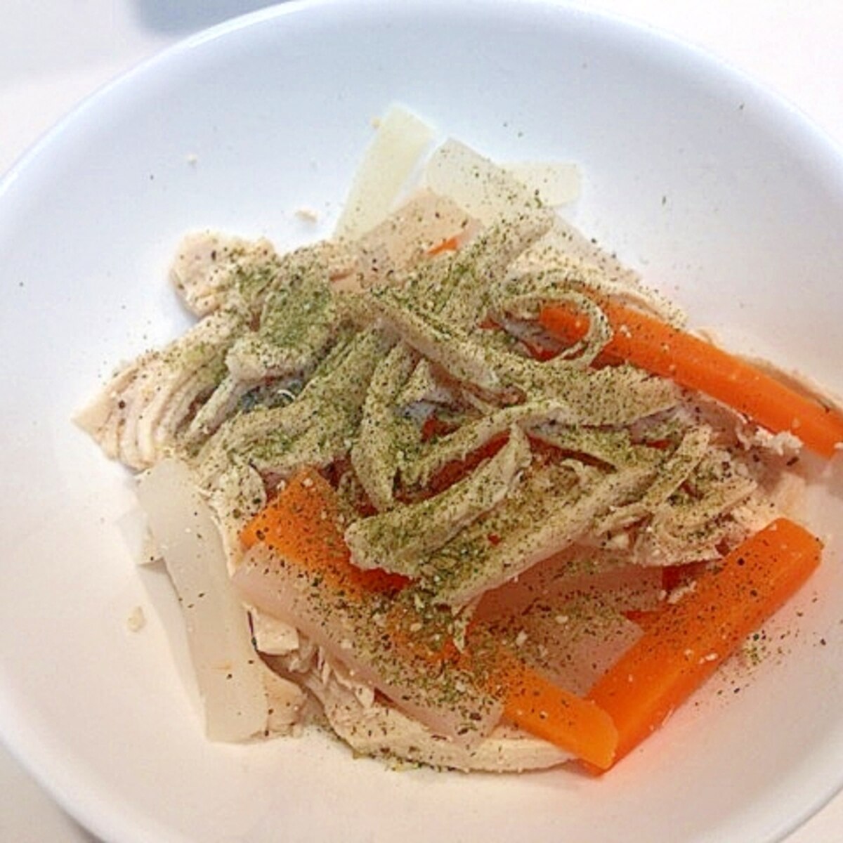 ヘルシー 大根と人参と鶏胸肉のサラダ レシピ 作り方 By アボカドプリン 楽天レシピ ヘルシー 大根と人参と鶏胸肉のサラダ レシピ 作り方 By アボカドプリン 楽天レシピ